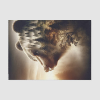 フォレストベアデコパージュ紙 薄葉紙