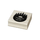 フォレストベアファミリー差出人住所 ラバースタンプ (スタンプ)