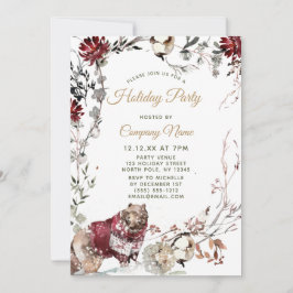 フォレストベアホリデー企業のクリスマスパーティー 招待状