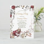 フォレストベアホリデー企業のクリスマスパーティー 招待状 (スタンド正面)