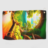 フォレストベッドルーム ゴルフタオル (横)