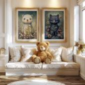 フォレストベビークマの花 |ベアウォールプリント ポスター