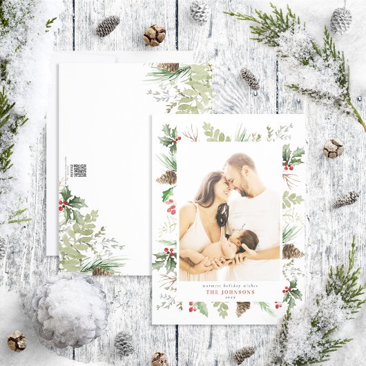 フォレストベリーピネコンの緑の写真 シーズンカード