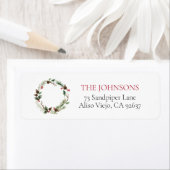 フォレストベリーピネコンリース差出人住所 ラベル (インサイチュ)