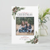 フォレストベリ素朴ーピネコーンプレイドファミリーフォト シーズンカード (スタンド正面)