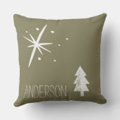 フォレストホリデーパイン（名前あり） クッション (裏面)