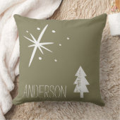 フォレストホリデーパイン（名前あり） クッション (ブランケット)