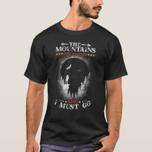 フォレストマウンテンアウトドア自然野生動物の木々Ret Tシャツ
