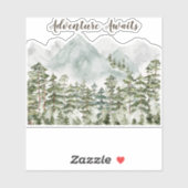 フォレストマウンテンズウォーターカラーアドベンチャー待ち シール (シート)