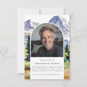 フォレストマウンテンフォト悔やみや弔慰葬儀記念館 サンキューカード (正面)