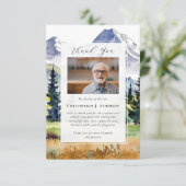 フォレストマウンテンフォト悔やみや弔慰葬儀記念館 サンキューカード (スタンド正面)