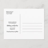 フォレストマウンテンレイク&スノウ日付はがきを保存 案内ポストカード (裏面)