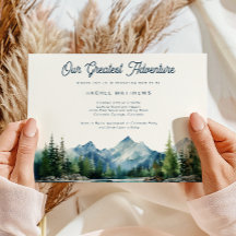 フォレストマウンテン素朴アドベンチャーベビーシャワー