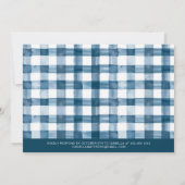 フォレストマウンテン素朴アドベンチャーベビーシャワー 招待状 (裏面)