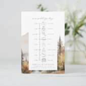 フォレストマウン結婚テンのタイムラインオーダーイベント エンクロージャーカード (スタンド正面)