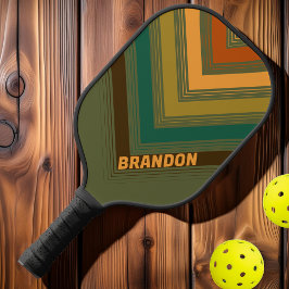 フォレストマーシュノスタルジックヴィンテージシェブロンフェード名 ピックルボールラケット