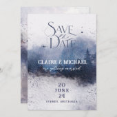 フォレストミストのご案内、幻想的なウェディング招待状 招待状 (正面/裏面)