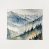 フォレストミストウォーター絵画カラー タペストリー (正面(横))