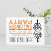 フォレストミ幽霊のよく出るラーハローウィンパーティ招待状 招待状 (スタンド正面)