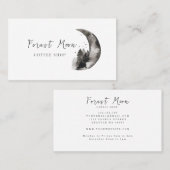 フォレストムーンコーヒーショップダーク不気味 名刺 (正面/裏面)