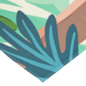 フォレストムーンボヘミアン女性ジャングルトロピカル自然 テーブルクロス (アングル)