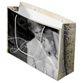 フォレストメイソンジャールピンクハートリーフホタル ラージペーパーバッグ (正面アングル)