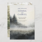 フォレストメドウ結婚式招待状 招待状 (正面/裏面)