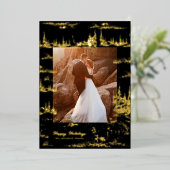 フォレストメモリーズブラック&金ゴールド 箔シーズンカード (立ち正面)