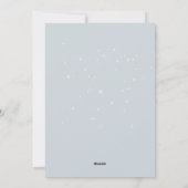 フォレストメリークリスマスウォーターカラーホリデーカード シーズンカード (裏面)