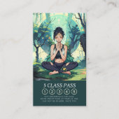 フォレストヨガ瞑想霊気インストラクタークラスパス ロイヤリティカード (正面)