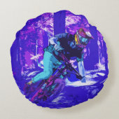 フォレストライダー – BMXレーサー ラウンドクッション (裏面)