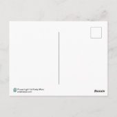 フォレストライトエンジェルフェアリーウッズファンタジーアートプリント ポストカード (裏面)