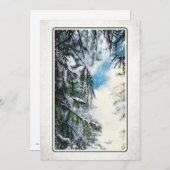 フォレストライトクリスマスカー空白のド(メッセージ) シーズンカード (正面/裏面)