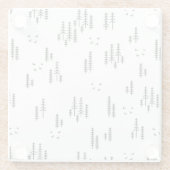 フォレストラインアートパターン ガラスコースター (裏面)