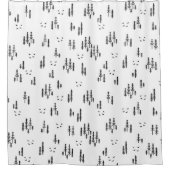 フォレストラインアートパターン シャワーカーテン (正面)