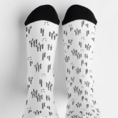 フォレストラインアートパターン ソックス (上部)