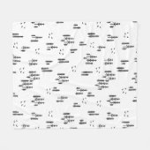 フォレストラインアートパターン フリースブランケット (正面(横))