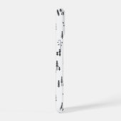 フォレストラインアートパターン iPhone 15ケース (右側面)