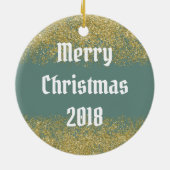 フォレストラビットタペストリー セラミックオーナメント (裏面)