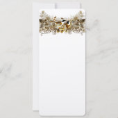 フォレストラブバード《鳥》アメリカゴガラ結婚式招待状 招待状 (裏面)