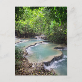 フォレストリバーラグーン、コウンSi秋、ラオス ポストカード