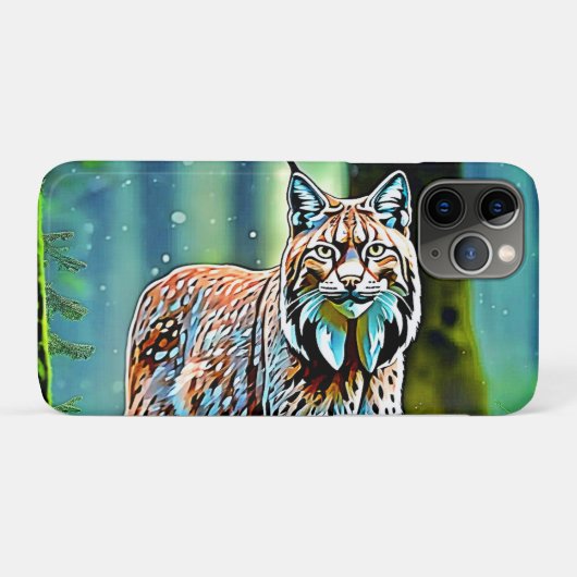 フォレストリンクス注視デザイン Case-Mate iPhoneケース (裏面(横))