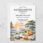 フォレストレイクキャンプバチェロレッテウィークエンド 招待状 (正面)