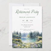 フォレストレイクサイド写真退職パーティー 招待状 (正面)
