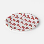 フォレストレイクダラホース紙プレート ペーパープレート (アングル)