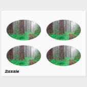 フォレストレッドウッド 楕円形シール (シート)