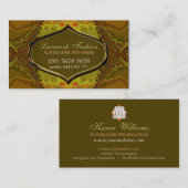 フォレストレースファッションエレガント名刺 名刺 (正面/裏面)