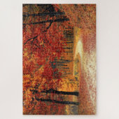 フォレストロード – 秋 ジグソーパズル (縦)