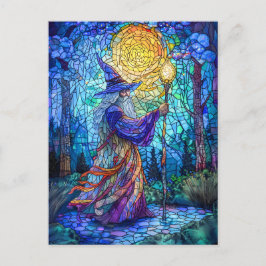 フォレスト内のウィザードと魔法 ポストカード