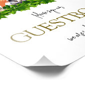 フォレスト動物ベビーGuestBookサイン フォトプリント (角)